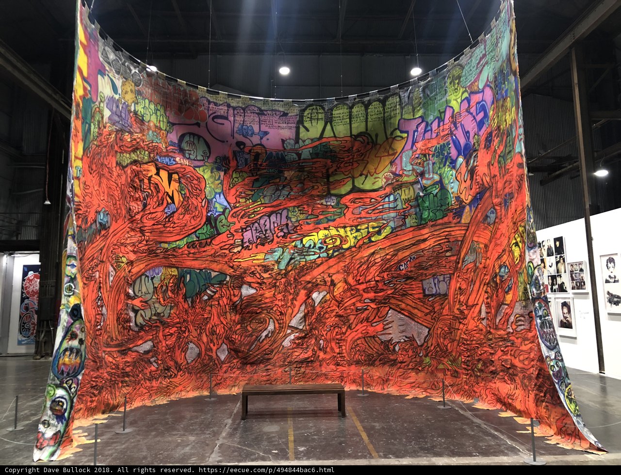 Graffiti Mural in the Urban Landscape