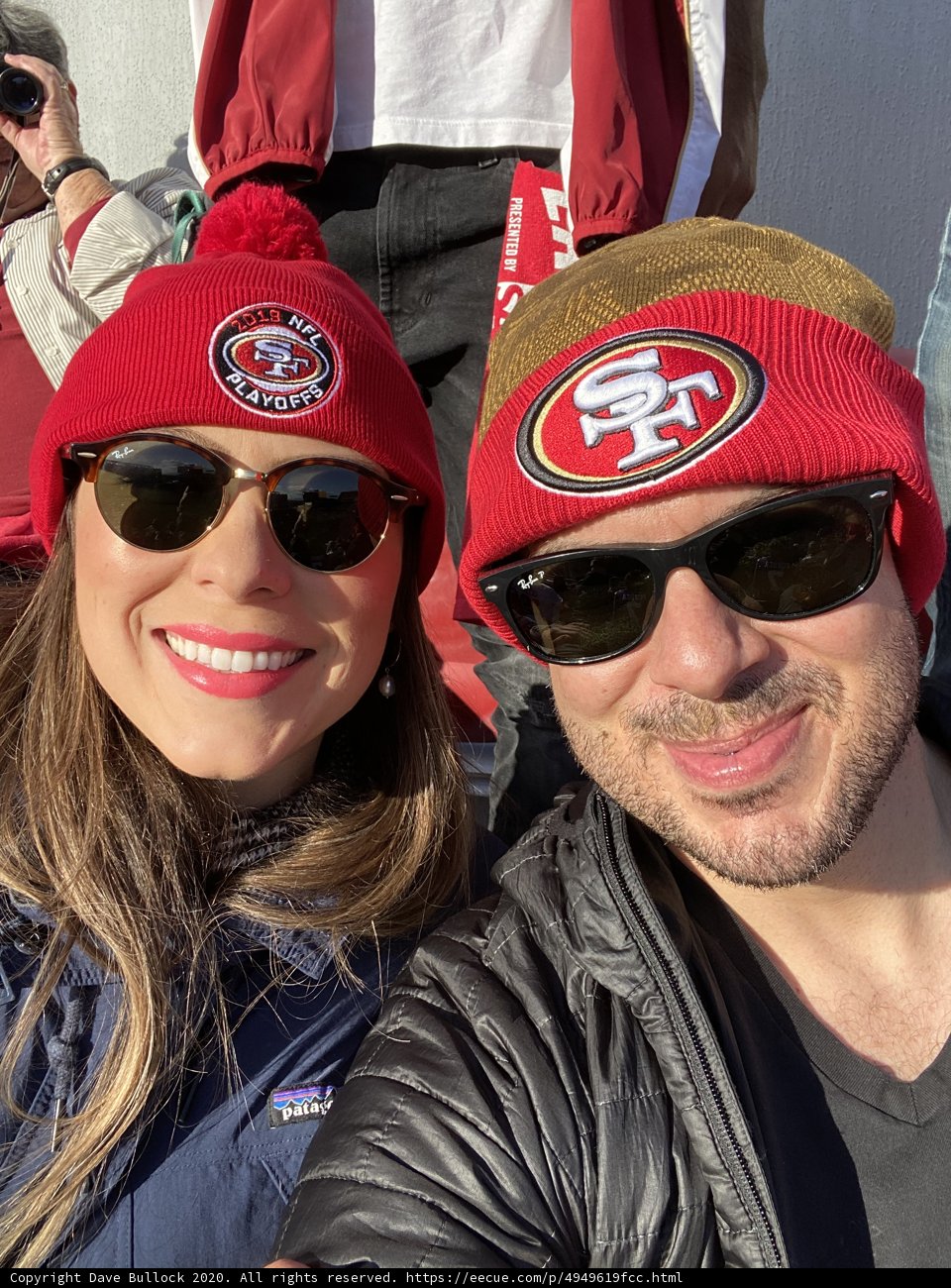Red Hats and Sunglasses at Levi's Stadium