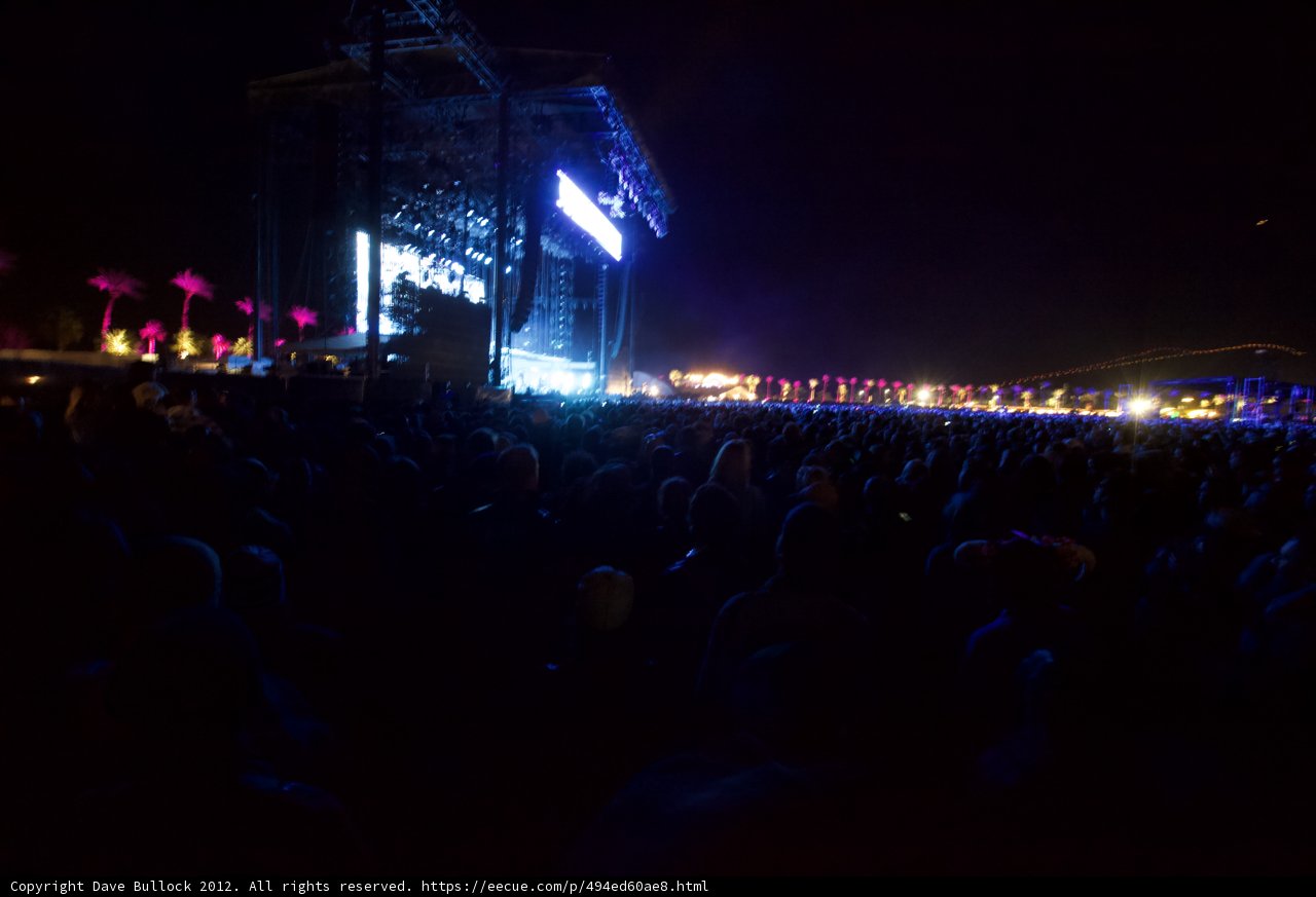 Lights and a Sea of Faces