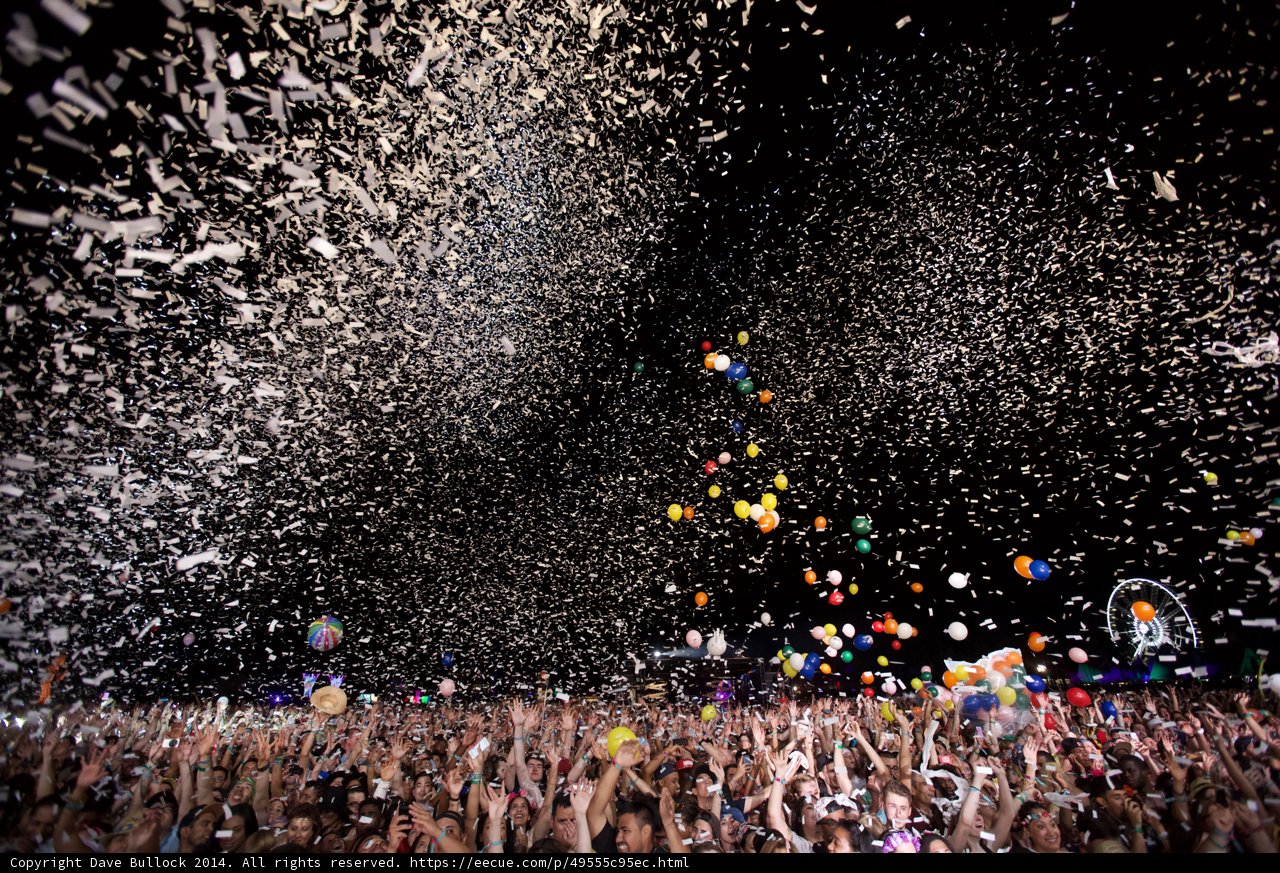 Confetti Chaos at Coachella