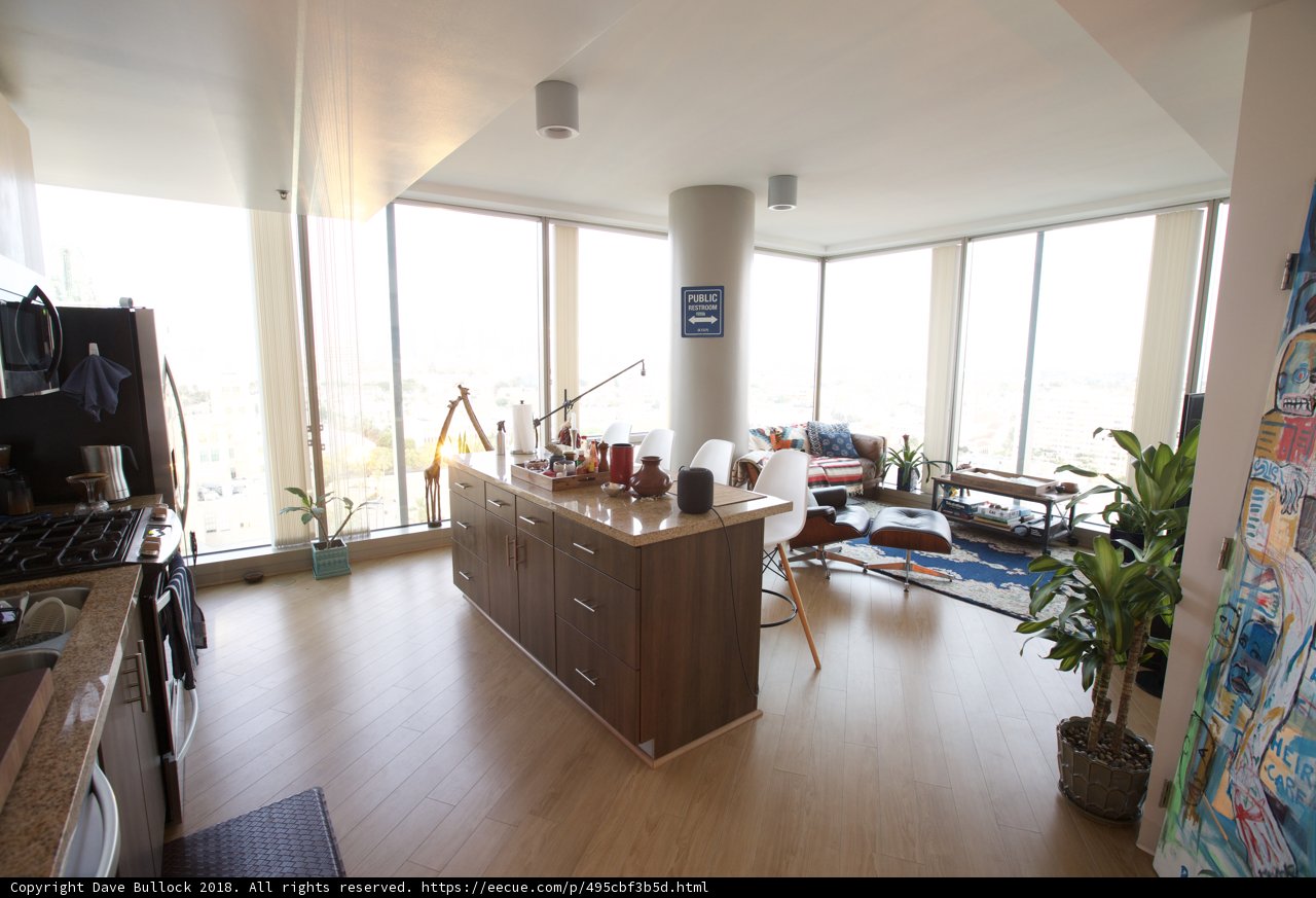 City View Kitchen in a Modern Penthouse