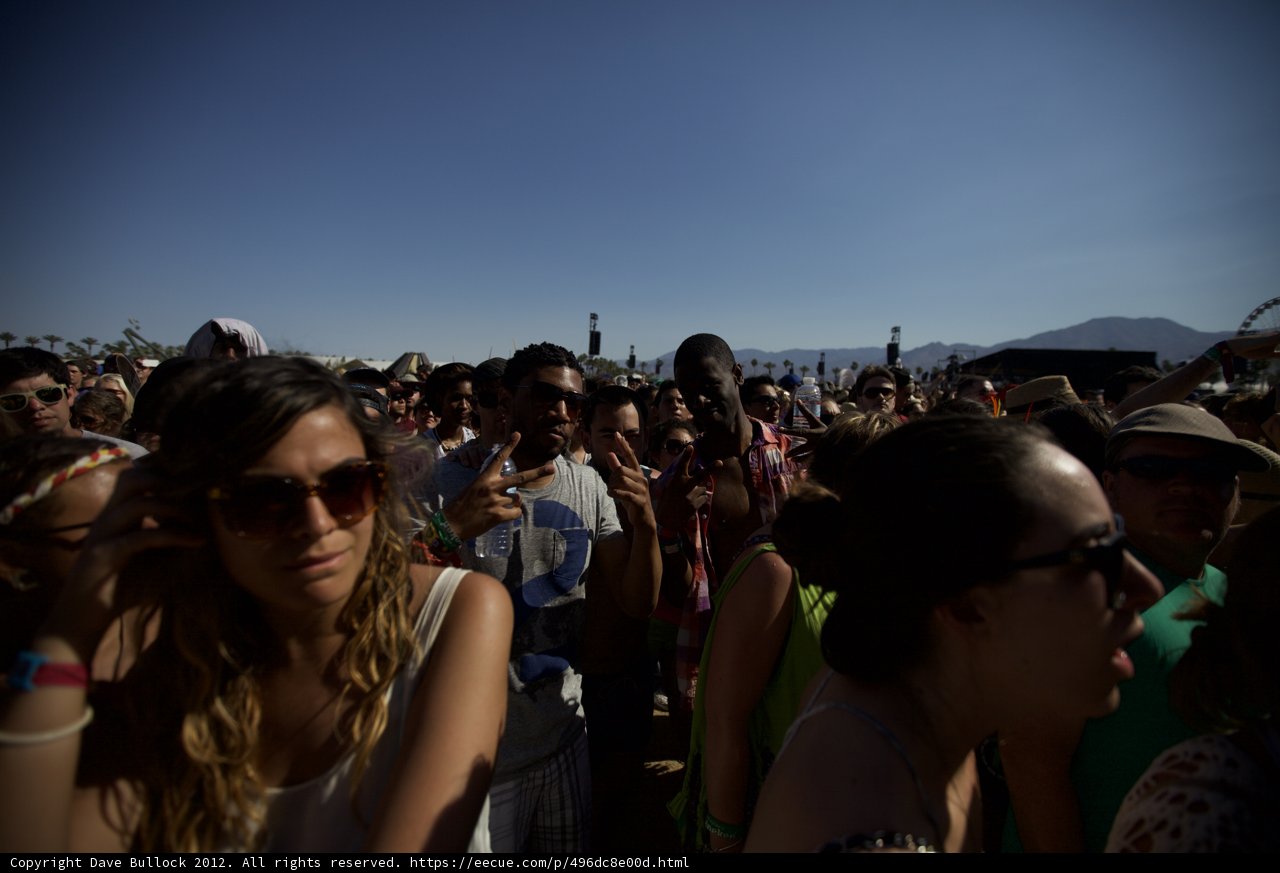 The Sun-Soaked Crowd at Coachella