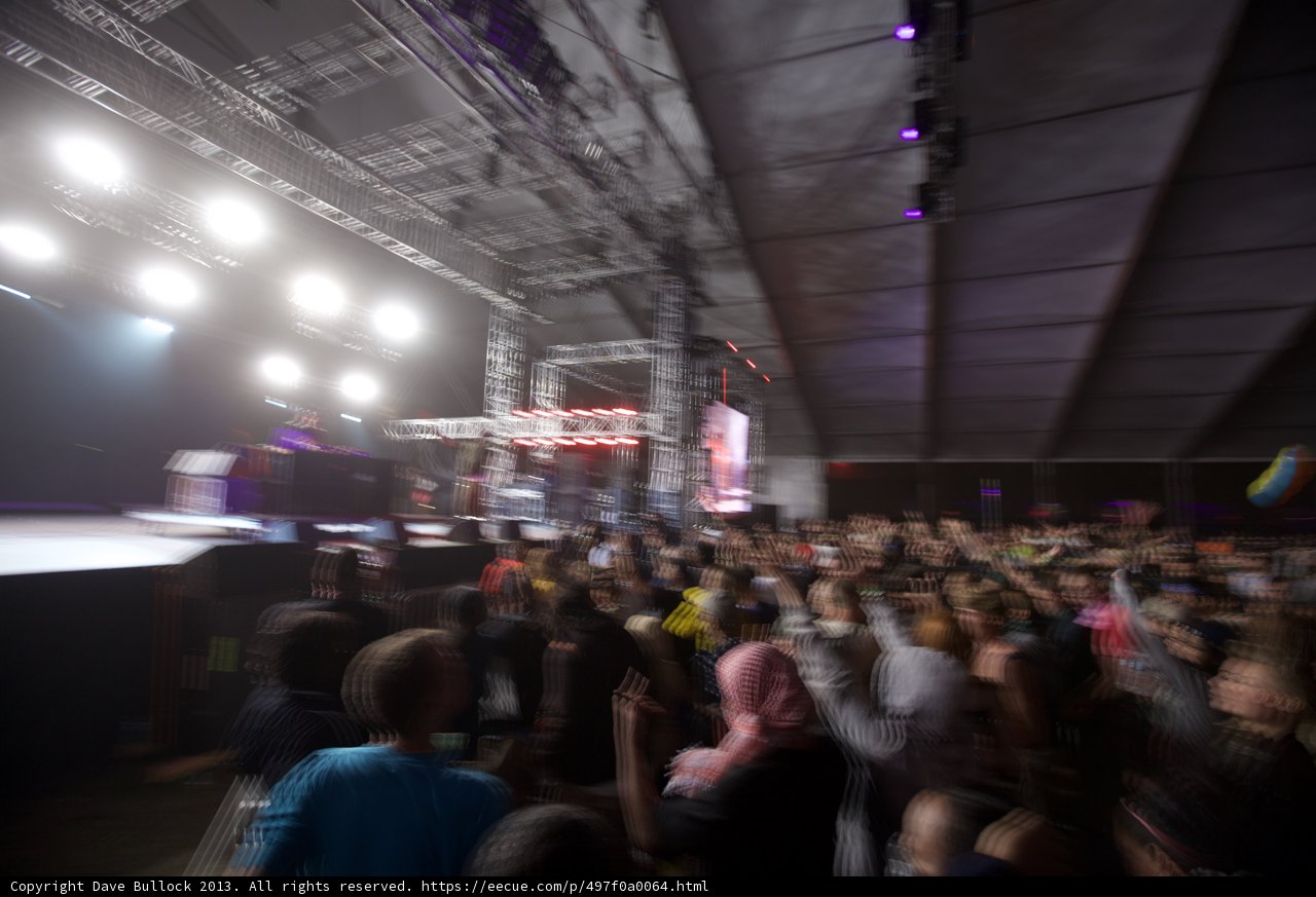 Lights and Crowd at Coachella 2013