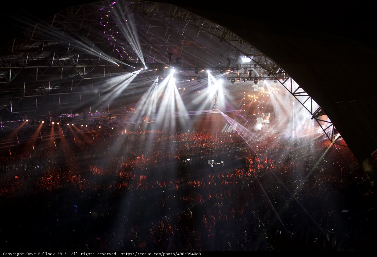 Lighting up the Night: A Rock Concert at Coachella 2015
