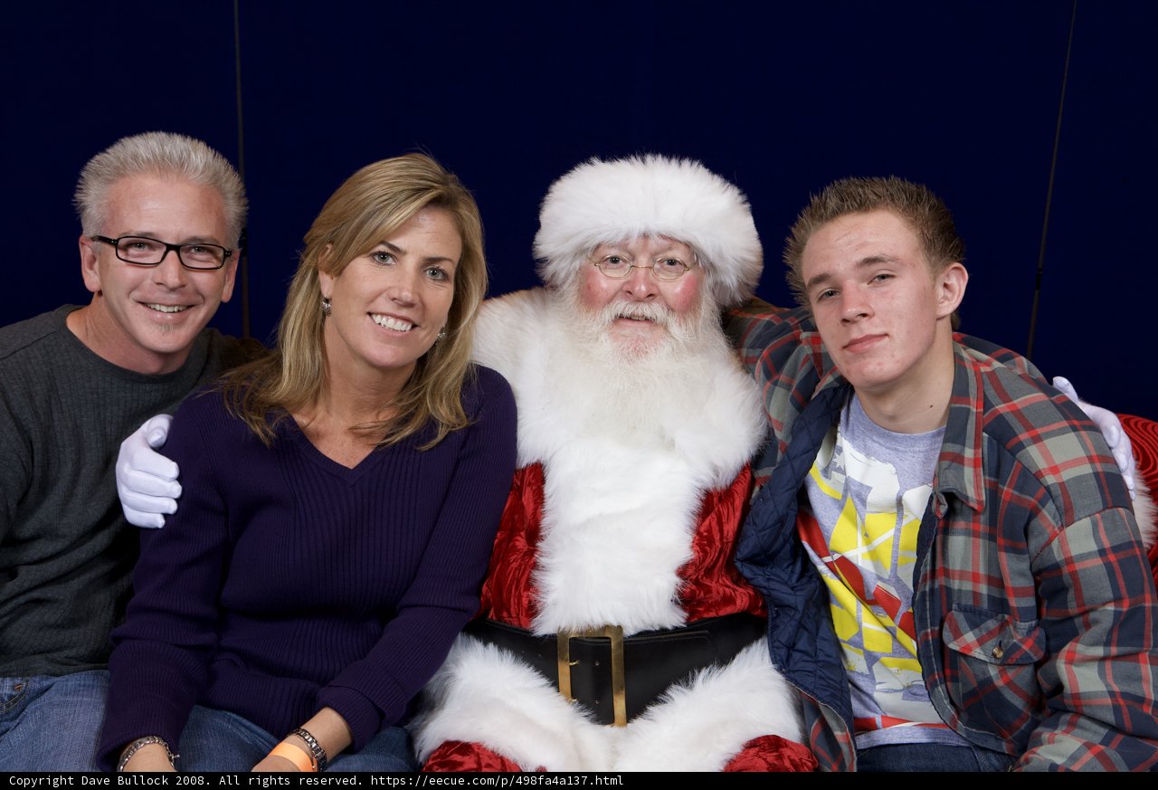 Family Christmas with Santa