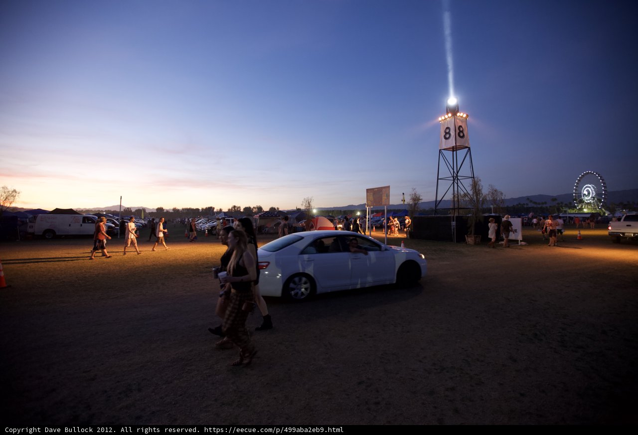 Dusk Parked Coupe