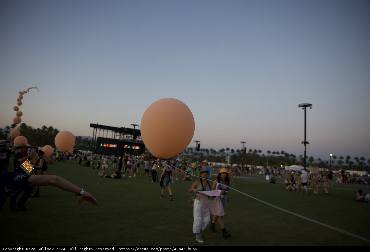Twilight Balloons at Coachella 2024