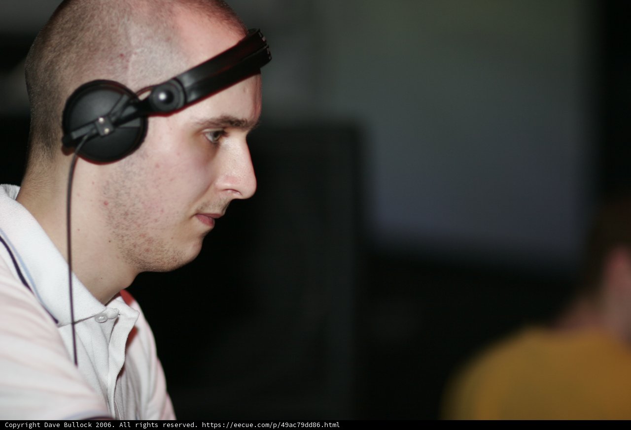 Man Enjoying Music with Sunglasses and Headphones