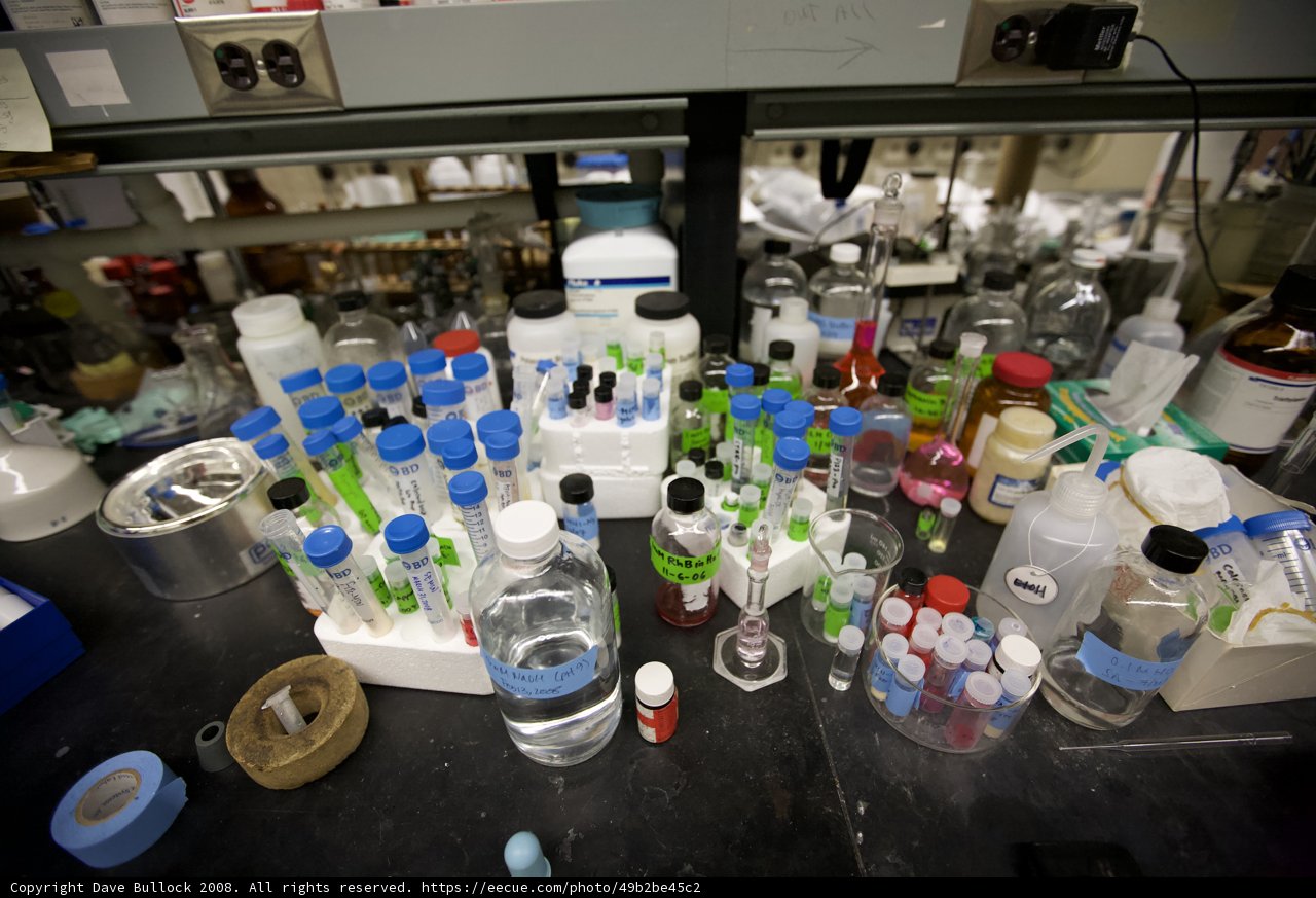 Bustling Laboratory