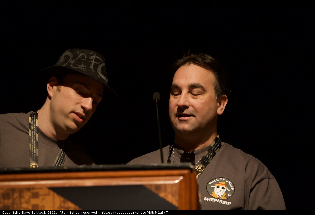Two Men Deliver Powerful Speech at Podium