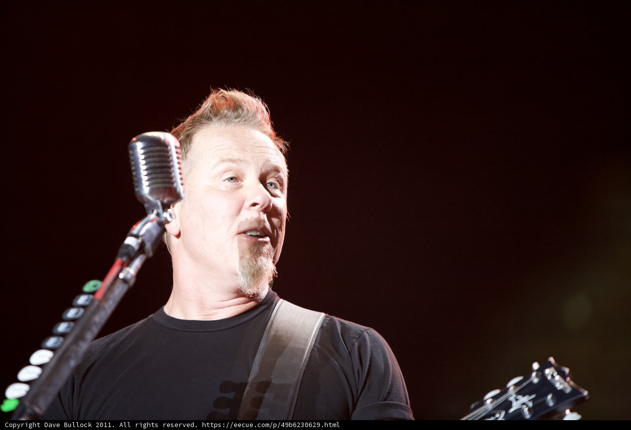 James Hetfield Electrifying the Crowd with Metallica Live Album
