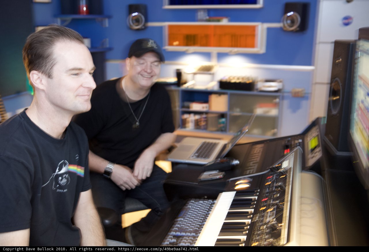 DJ Dan Playing the Keys