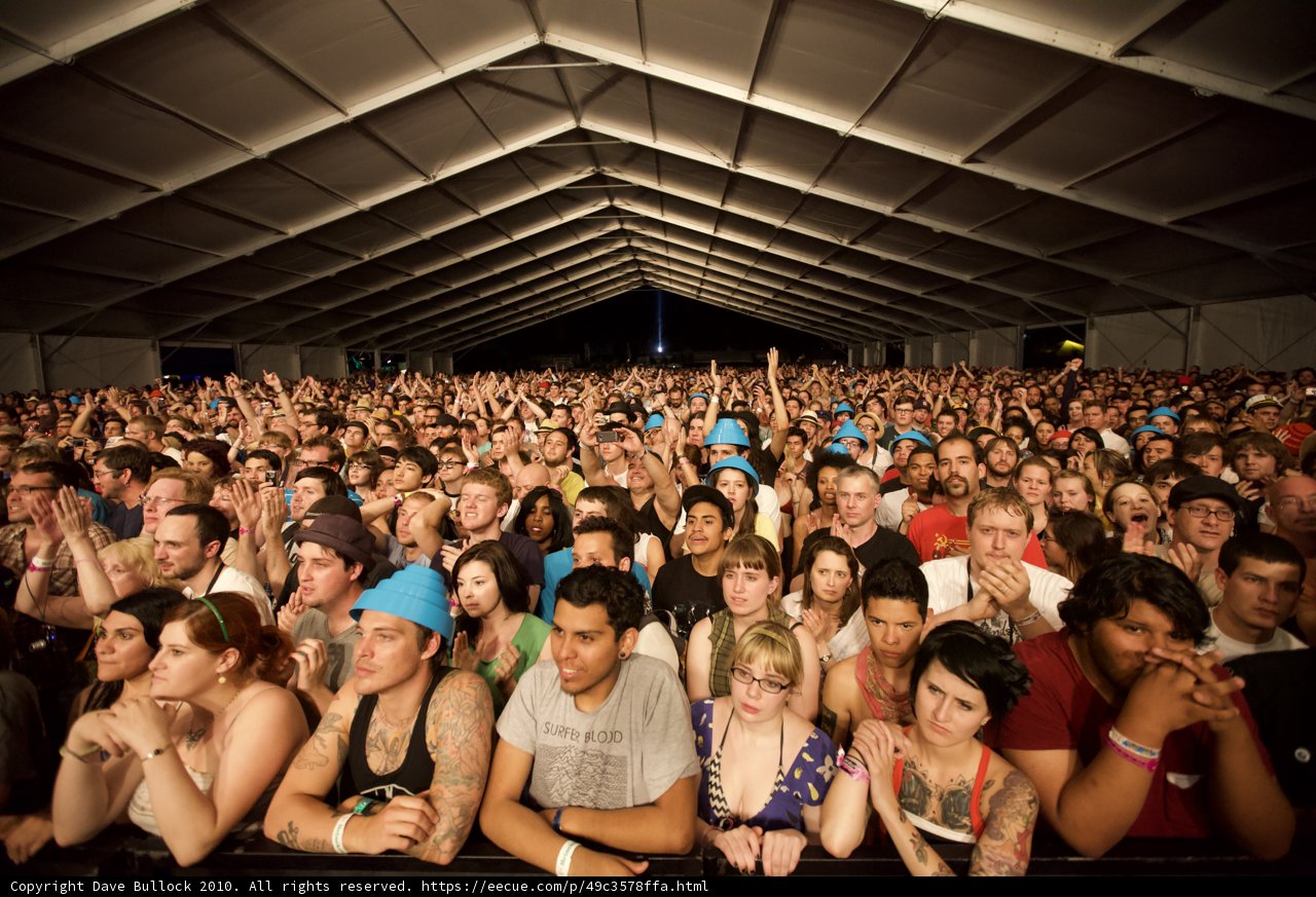 Coachella Concert Crowd