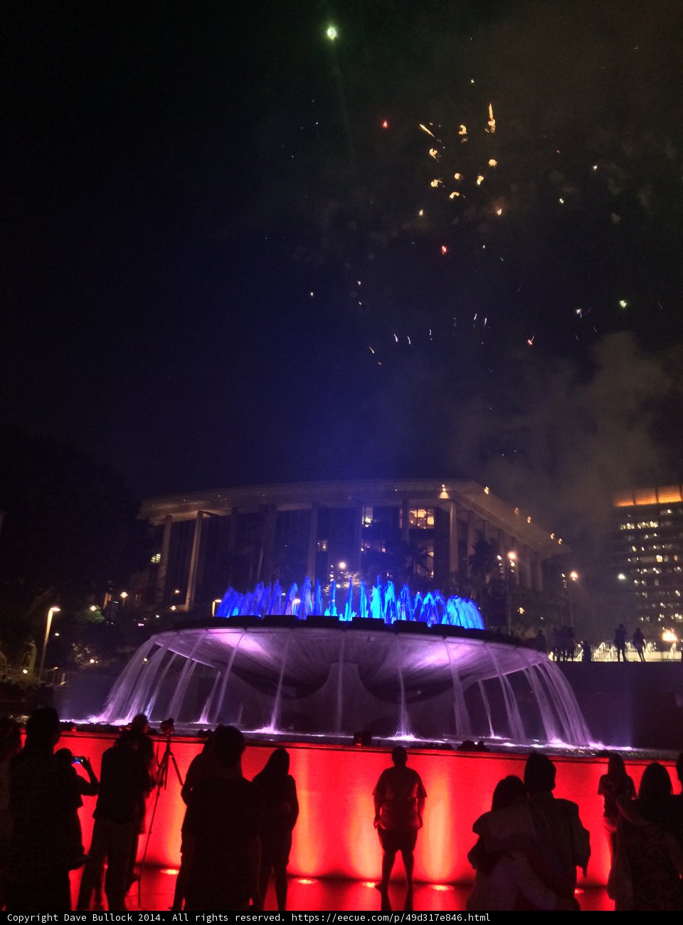 A Fiery Night Above the City