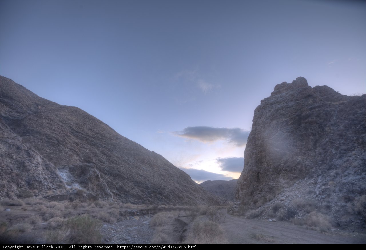 Majestic Mountain and Canyon View