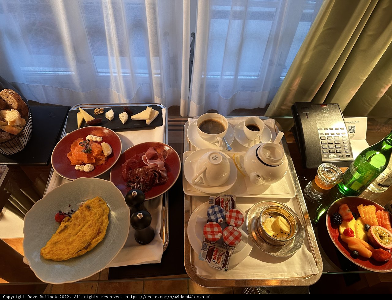Brunch spread in Zurich