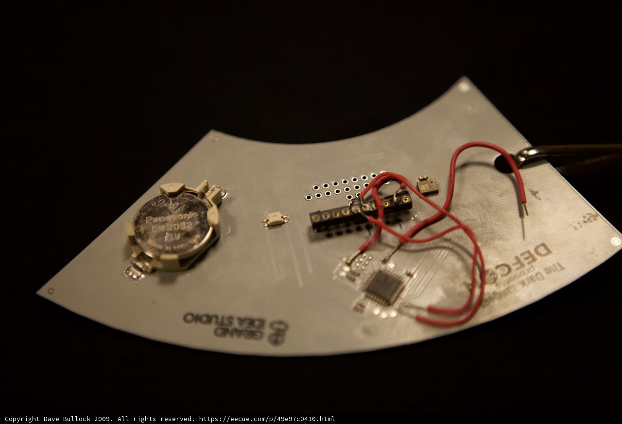 Wristwatch Circuit Board Connection
