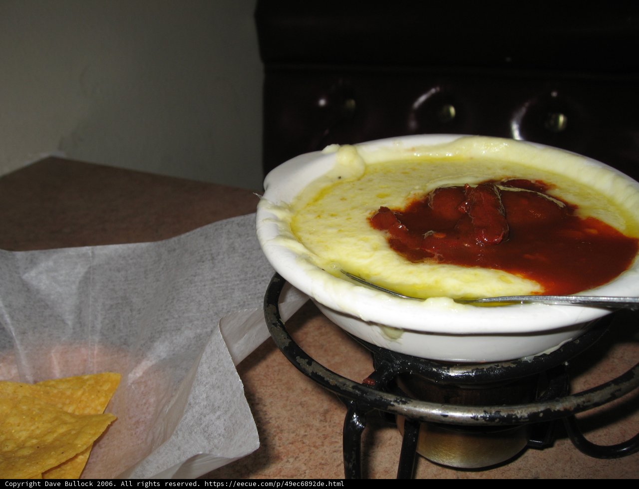 Savory Dip and Crunchy Tortilla