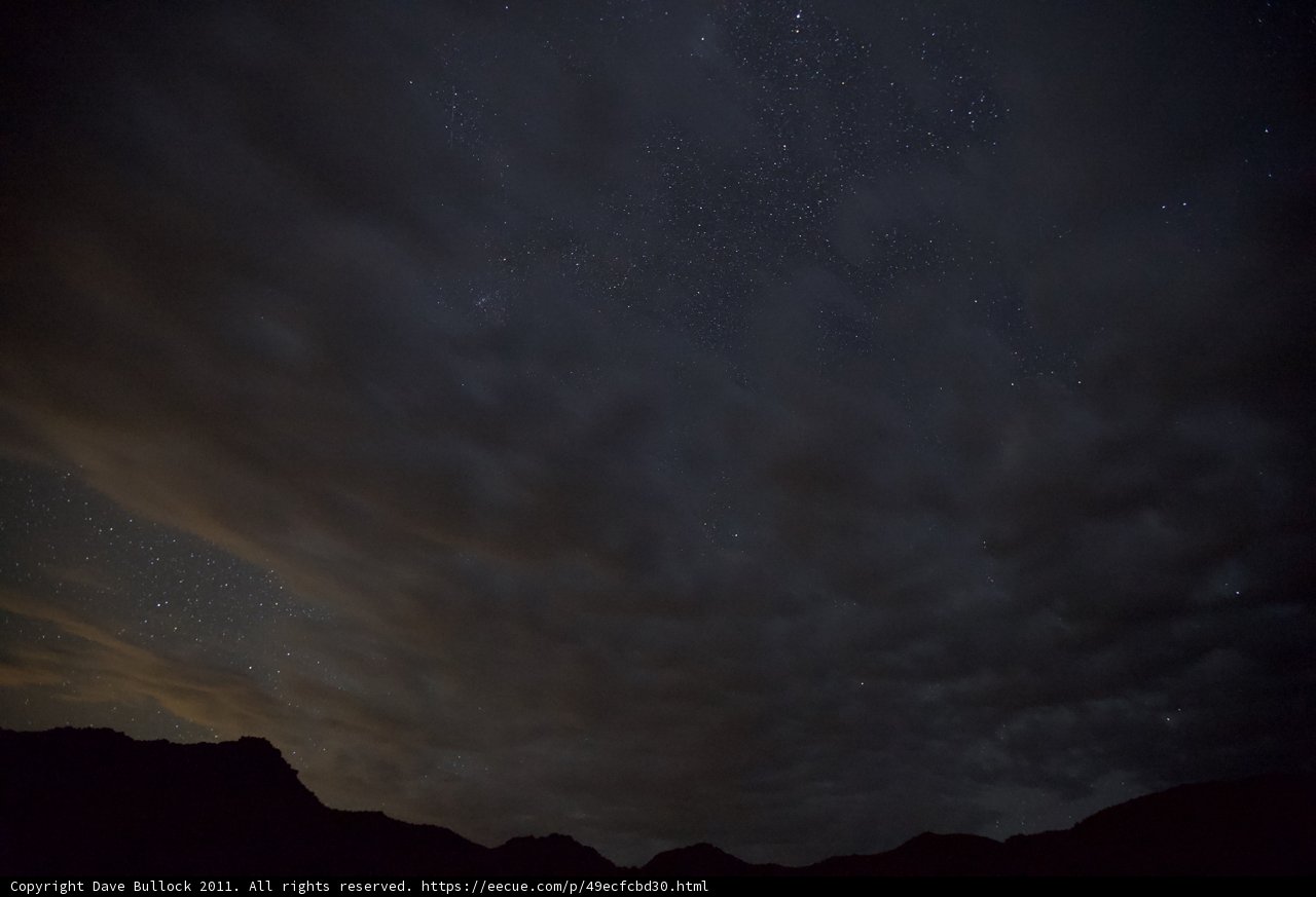 Starry Night Over the Desert
