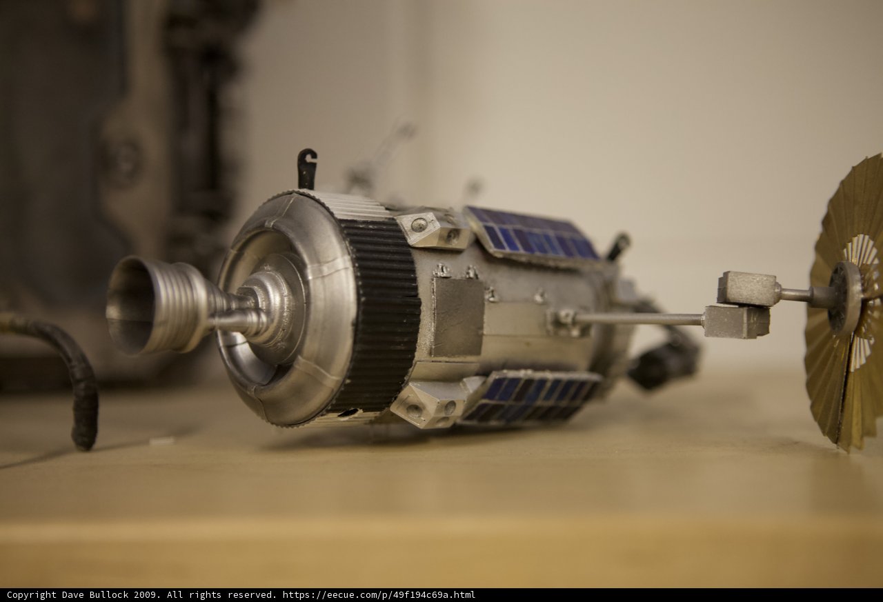 Rocket Engine Model on Table