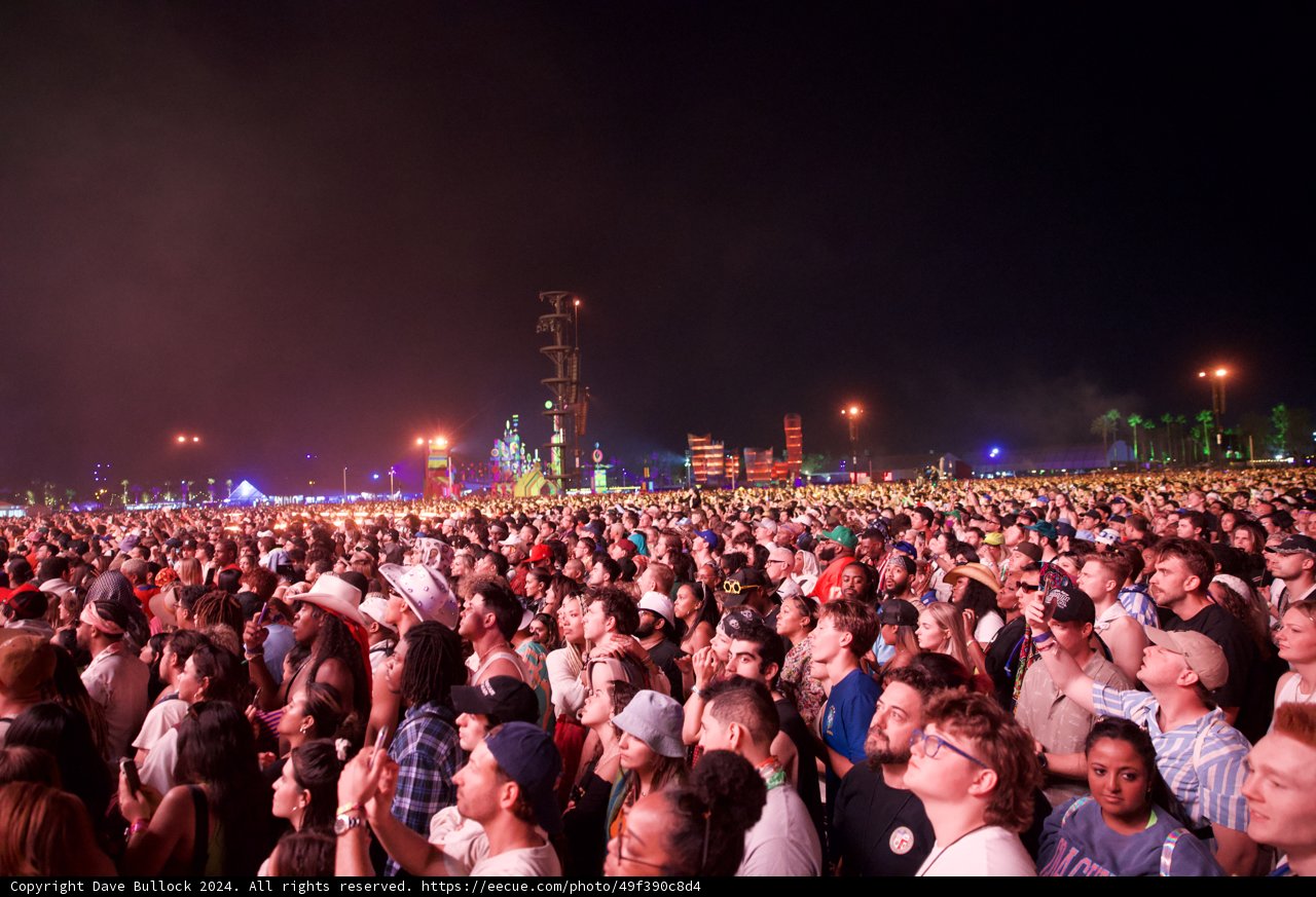 Enthralling Nightlife at Coachella 2024: A Diverse Assembly Under the Desert Sky