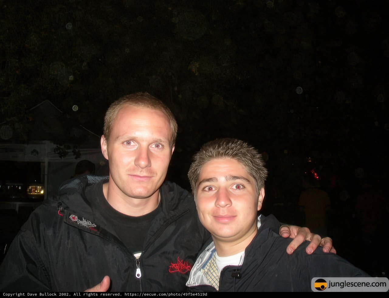 Night-time Portrait of Two Men in Jackets