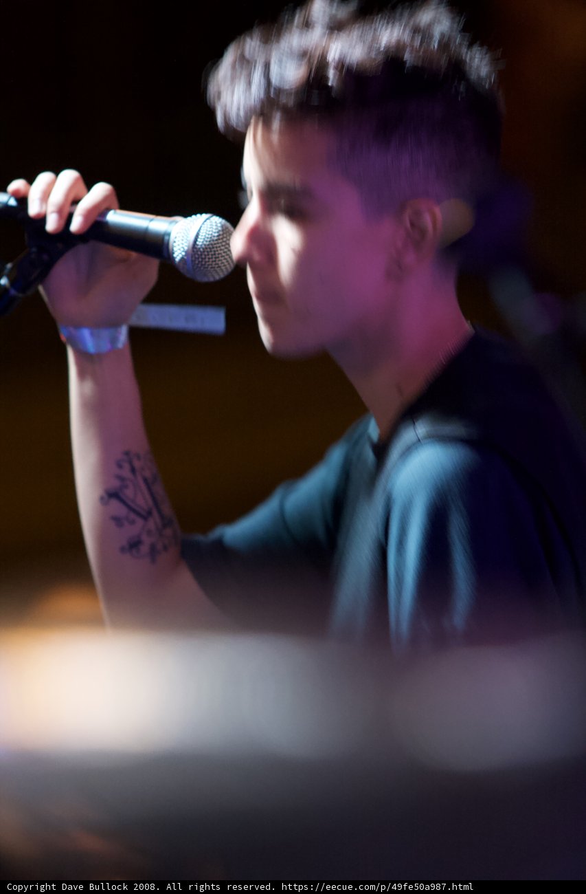 Tattooed Rocker Belts Out Tunes to Enthralled Crowd