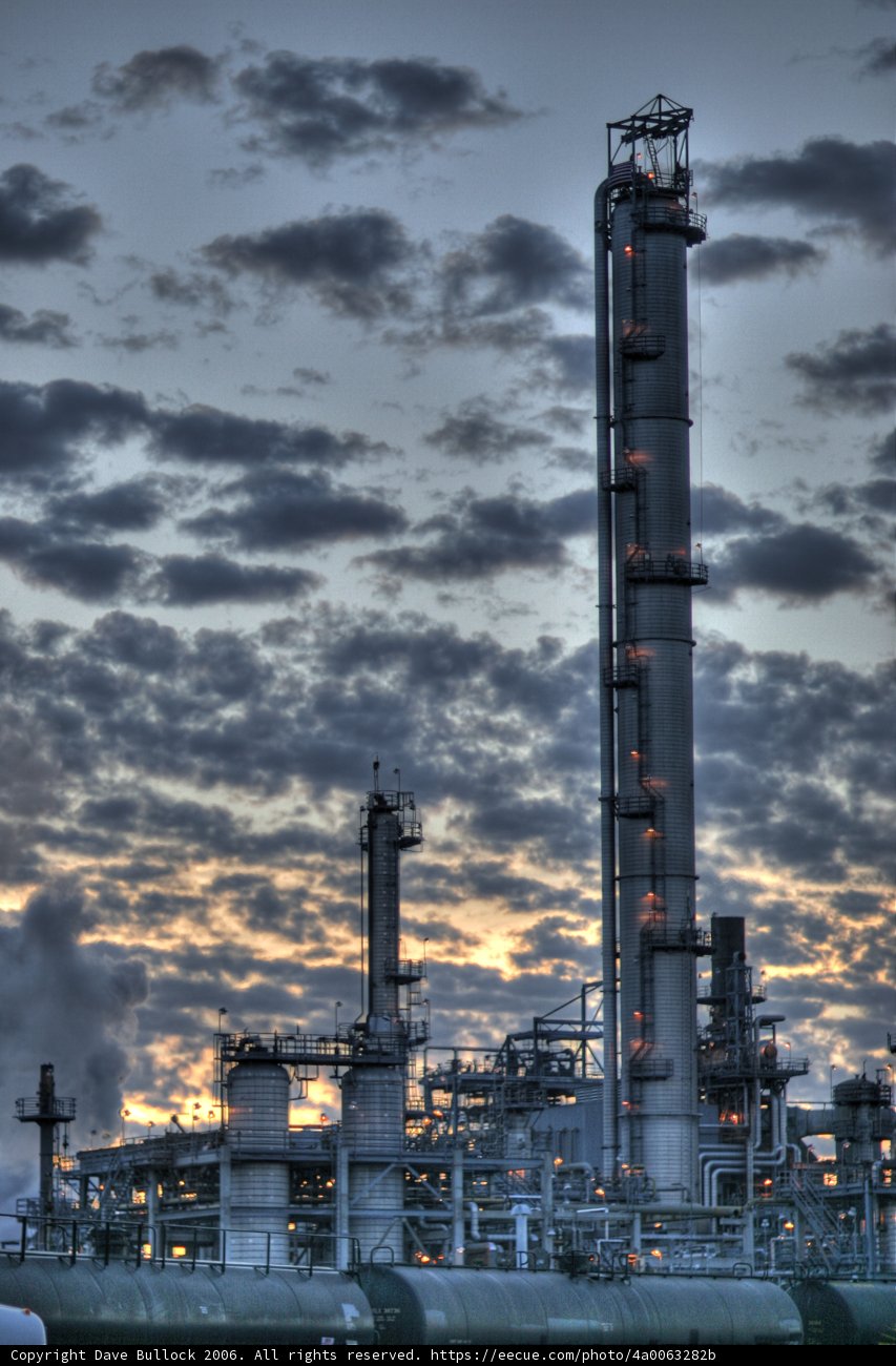 Towering Factory Refinery