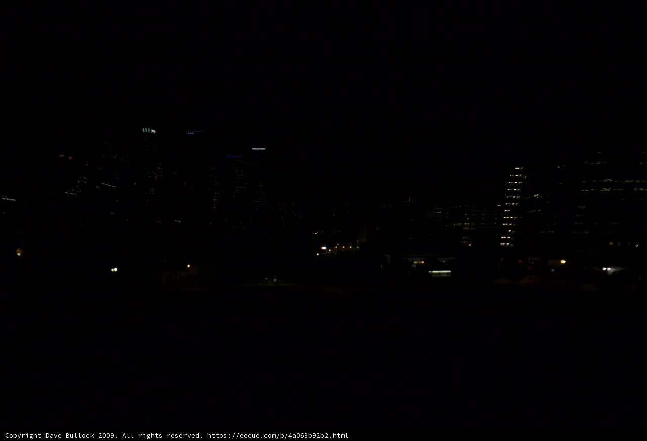 Nighttime Cityscape of Calgary