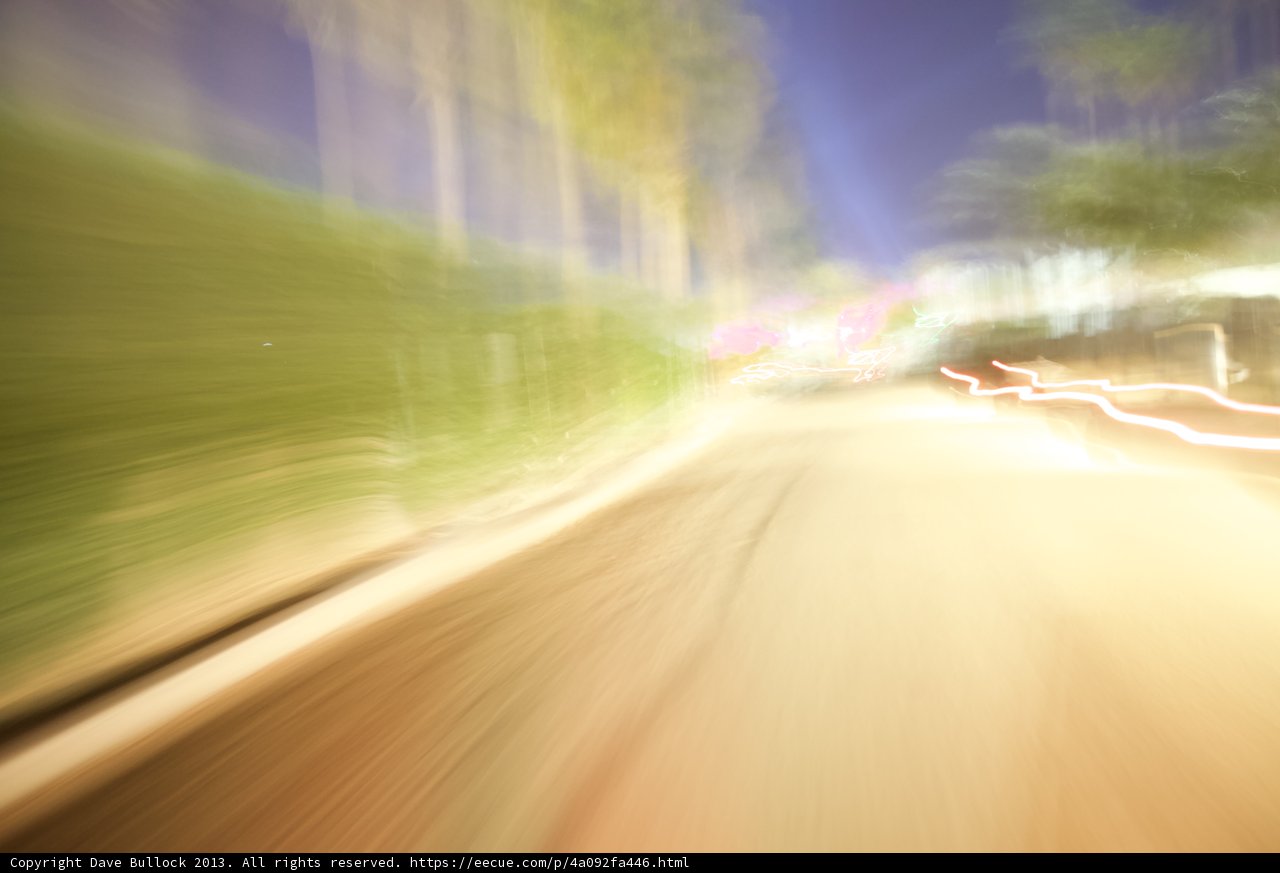 Blurred City Lights