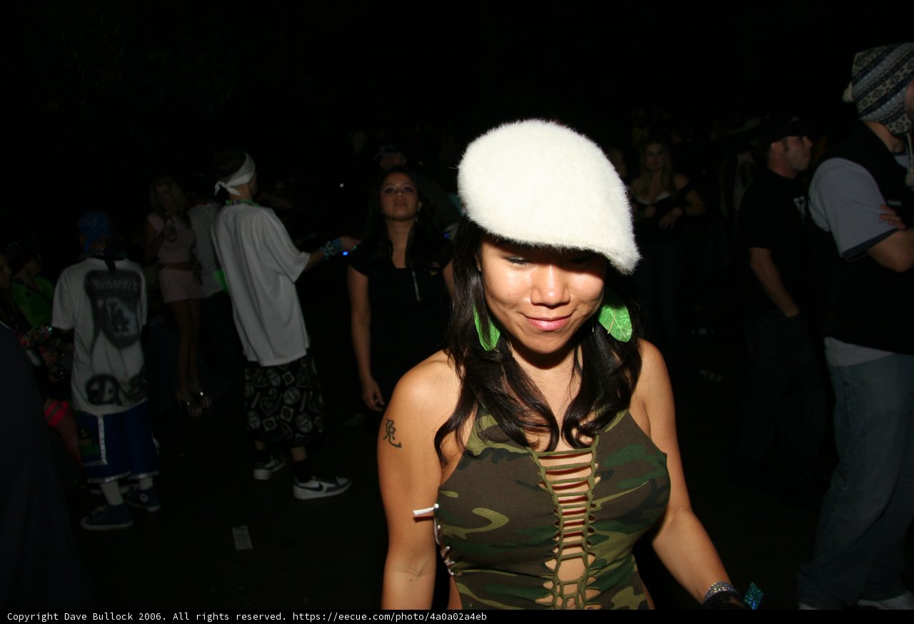Hat Lady Partying