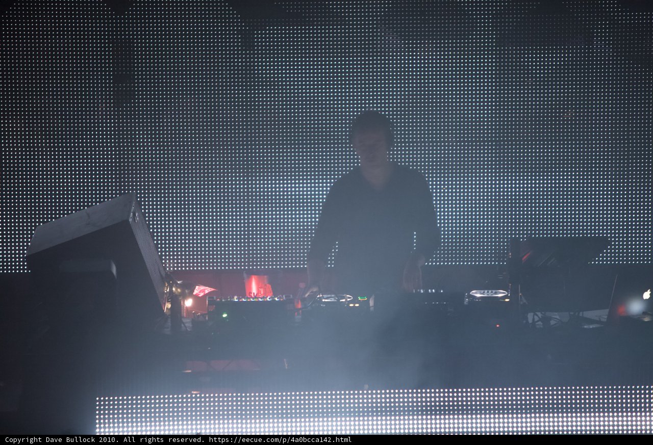 DJ Sasha Energetically Entertains a Packed Concert Crowd