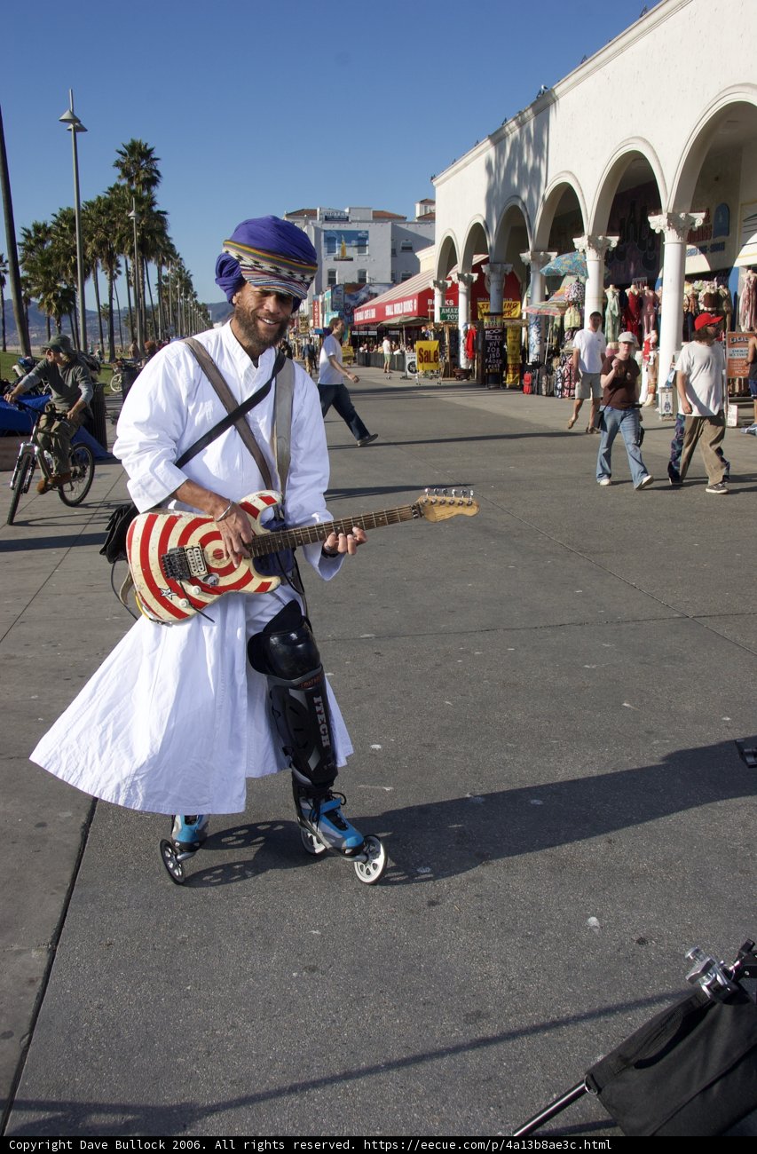 The White Robed Guitarist