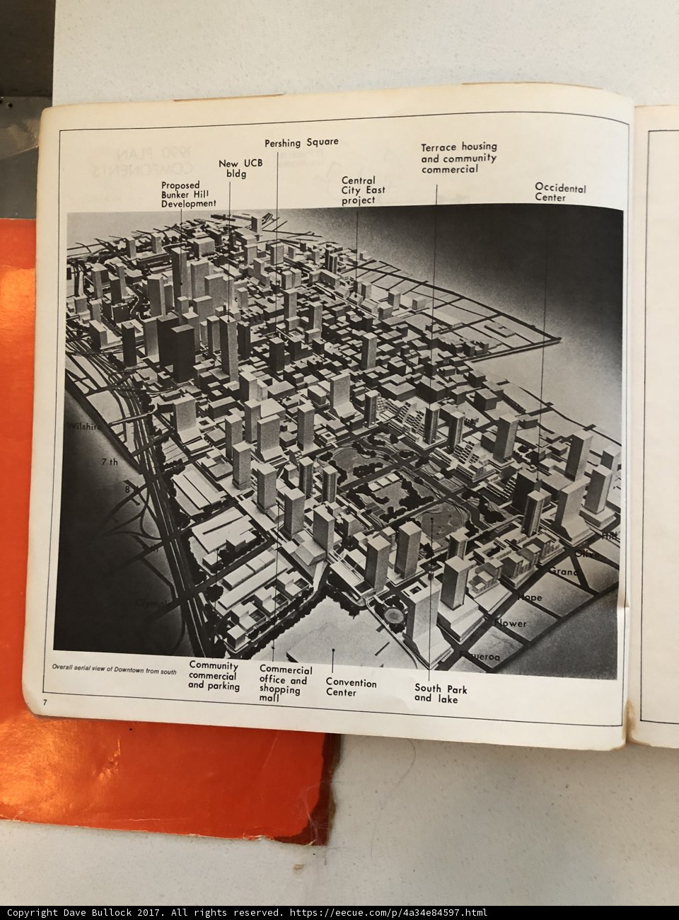 The city laid out