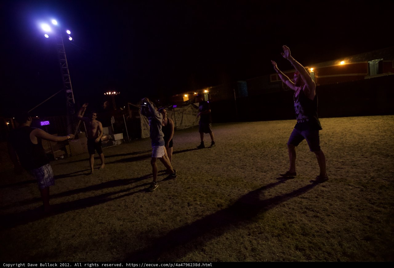 Nighttime Frisbee Fun