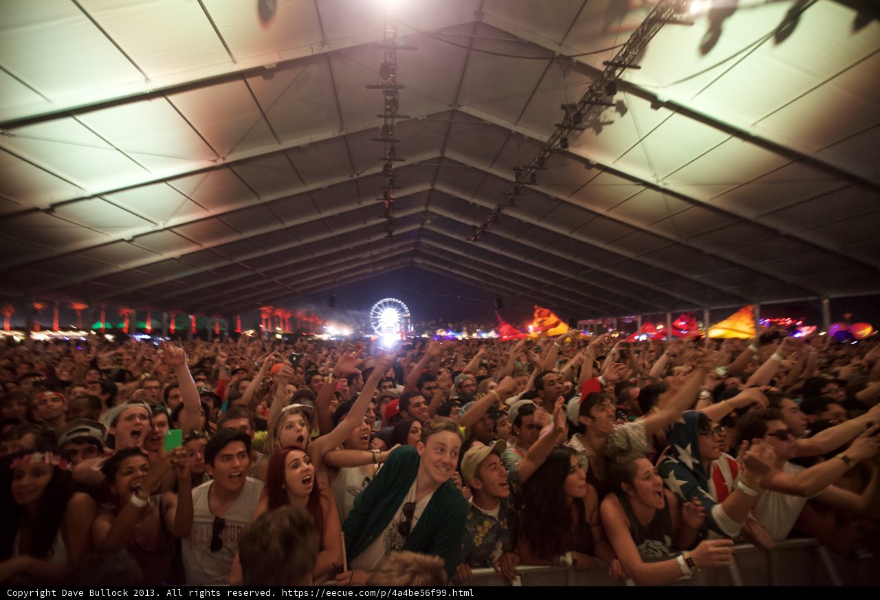 Coachella Concert Crowd