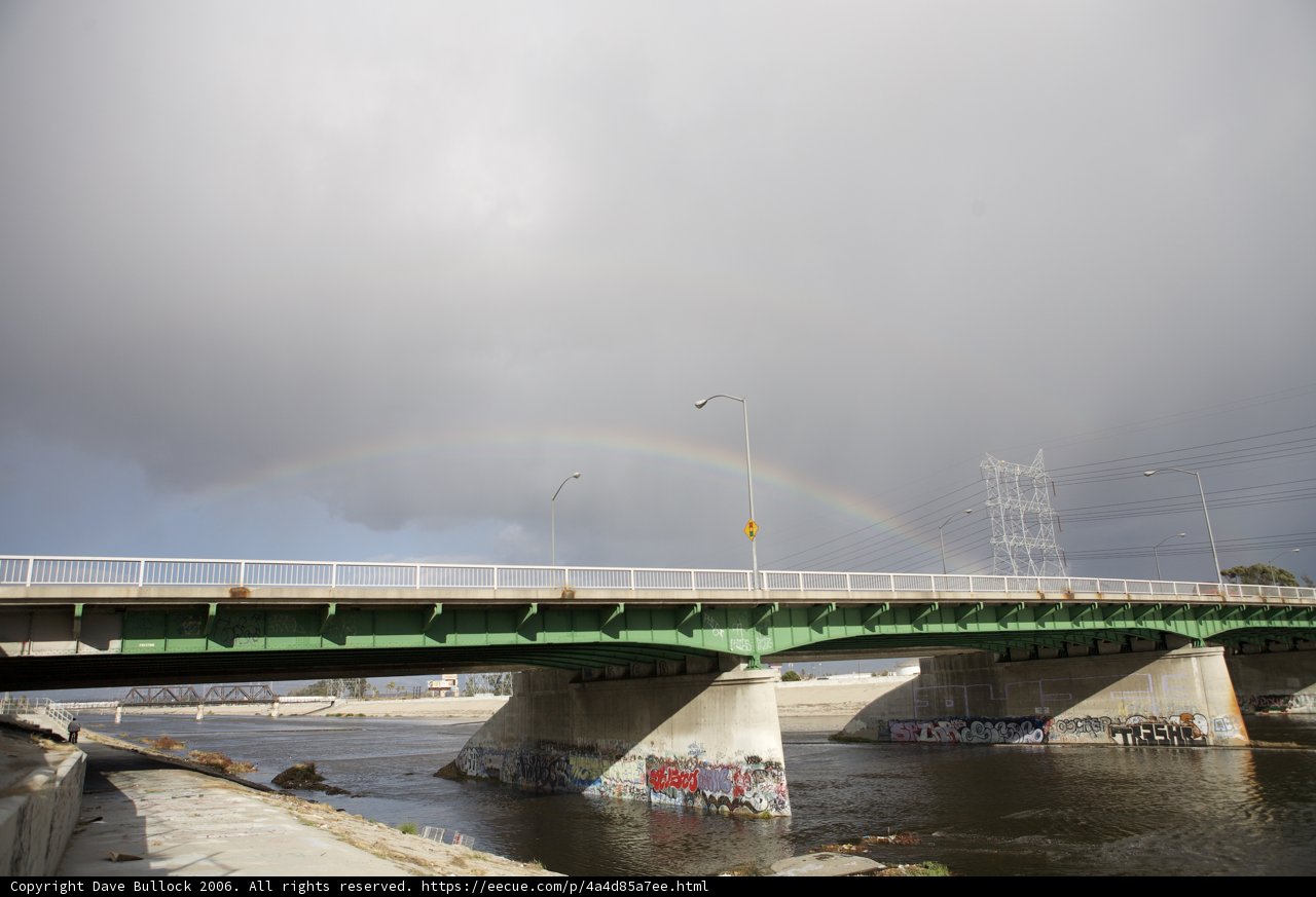 Rainbow Arch Over Graffiti Bridge