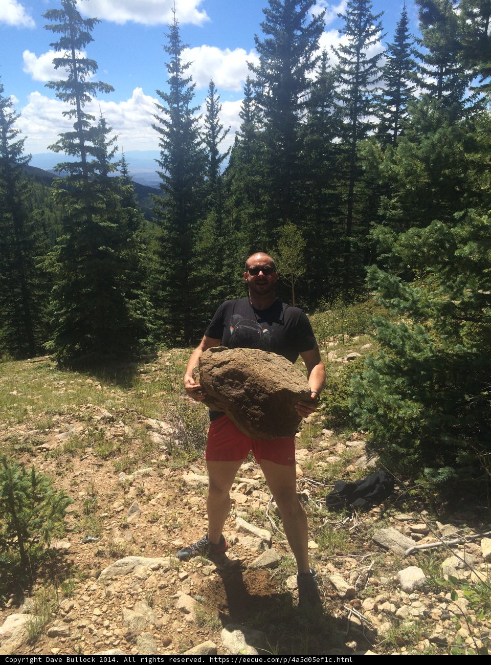 Mountain Man with Mighty Rock