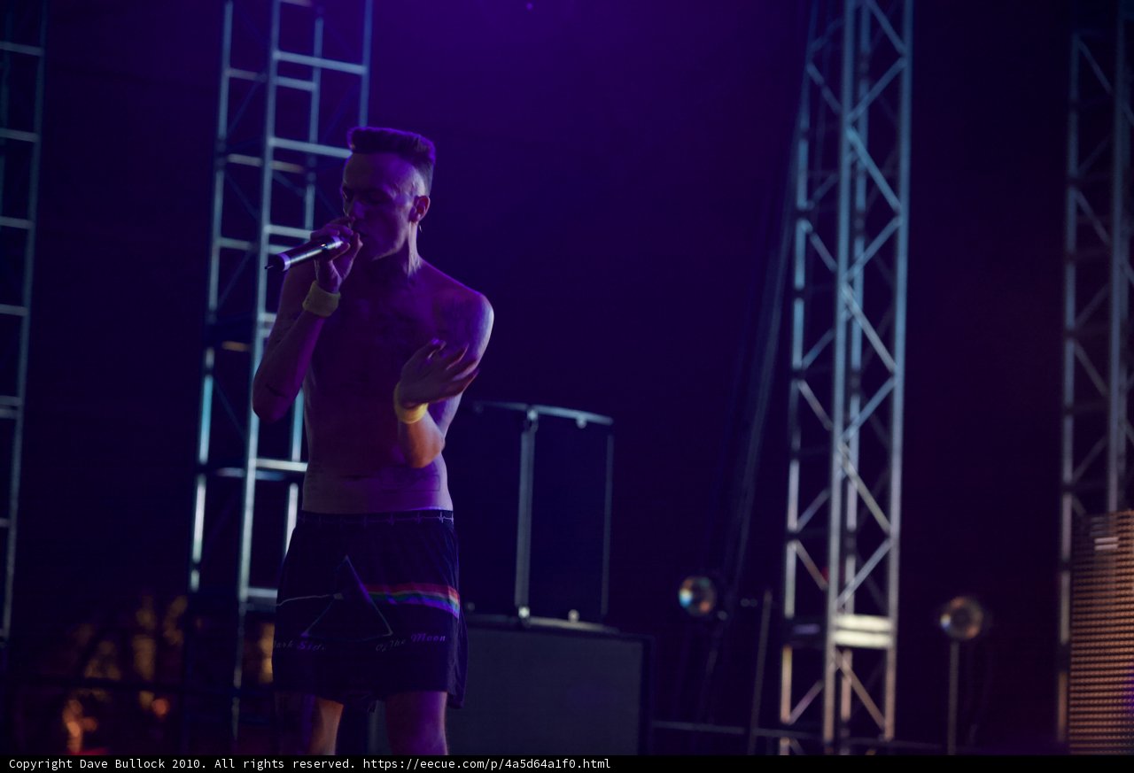 Watkin Tudor Jones Performing on Stage