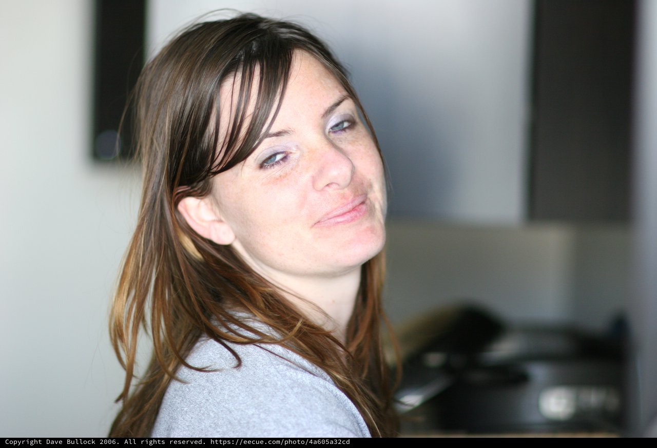 Candid Portrait of Woman with Subtle Smile