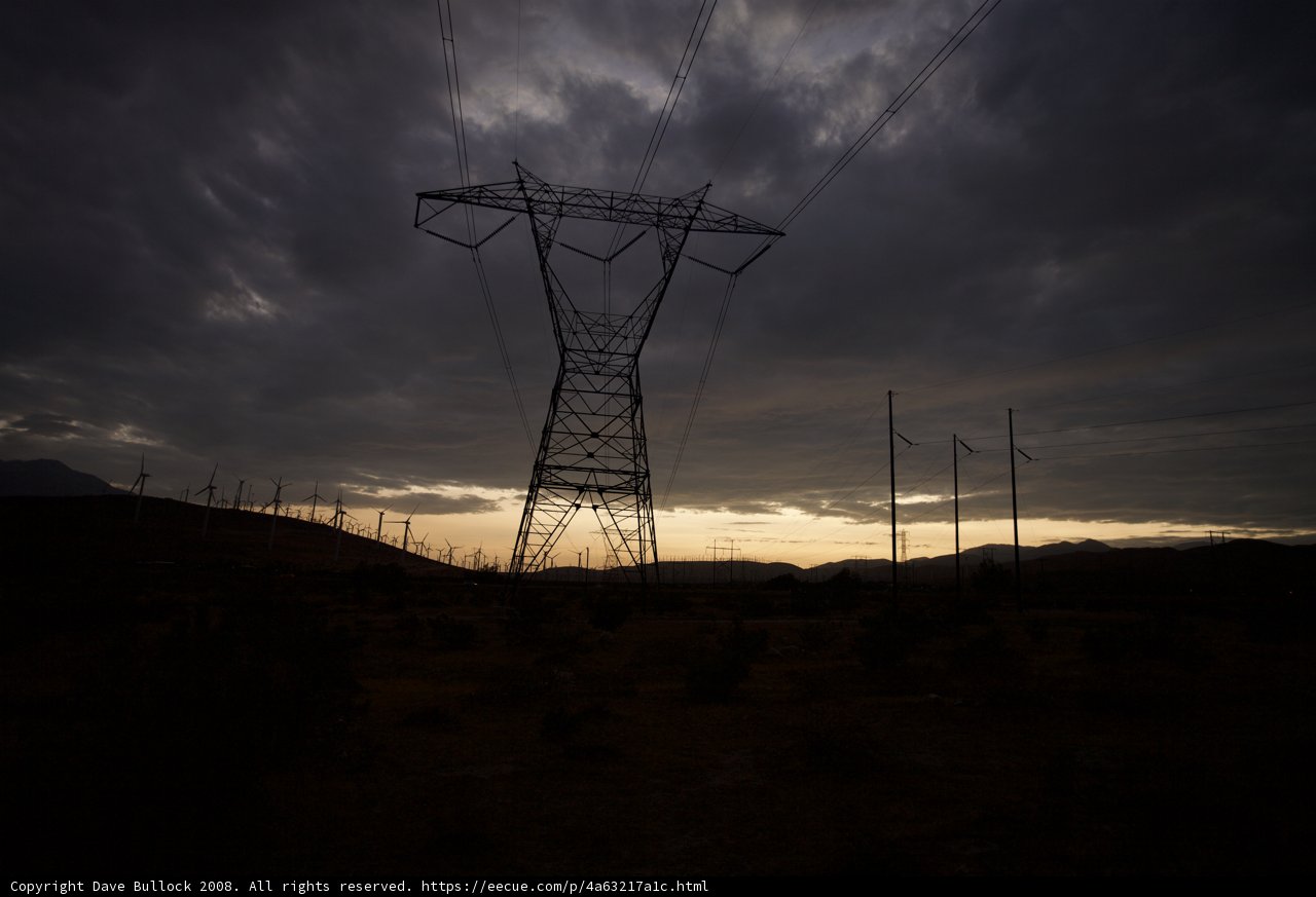 Towering Transmission Lines in the Windmill Power Era