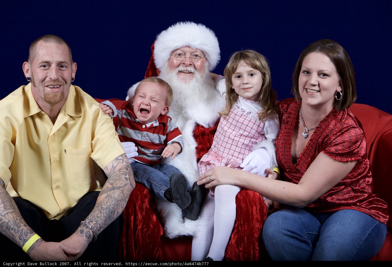 Santa Claus and the Happy Family