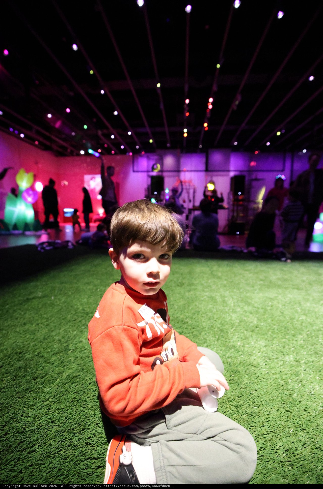 Child at Asian Art Museum Baby Rave Event