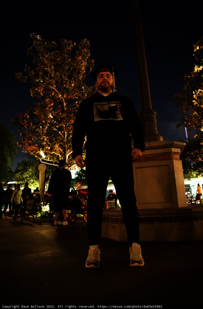 Skating through Disneyland