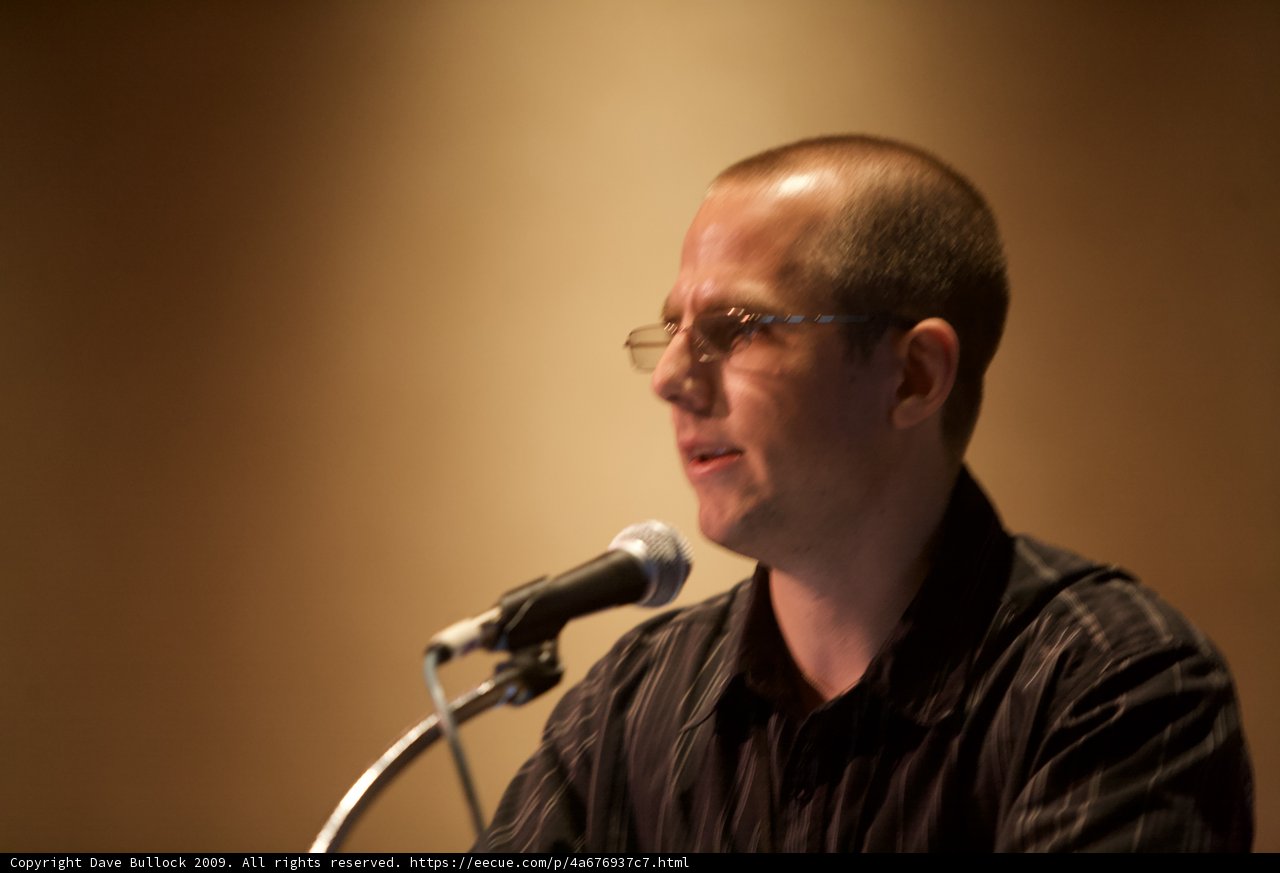 Keynote Speaker Addresses Crowd at DEFCON 17