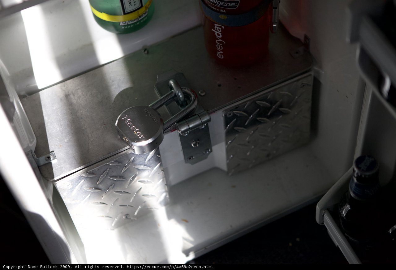 Locked Container for Habanero Rum