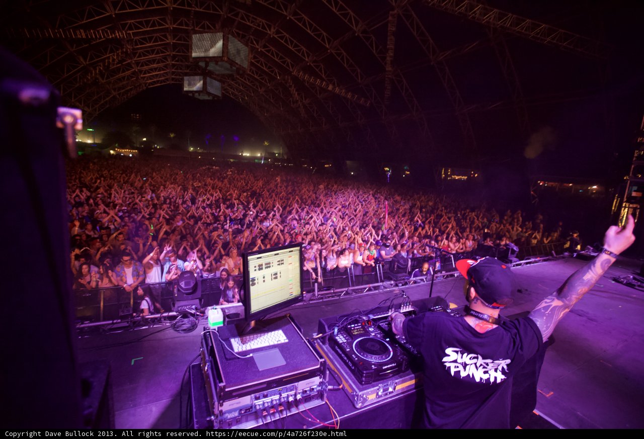 DJ Pumping Up the Crowd