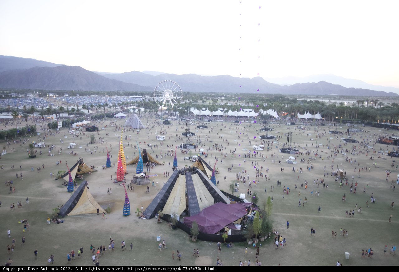 Overlooking the Coachella Crowd