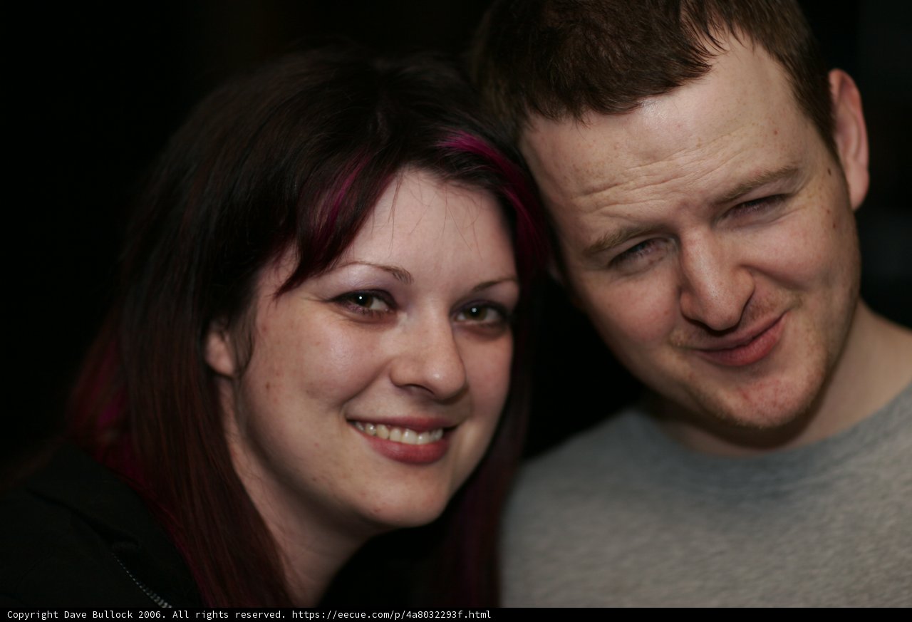 Smiling Couple Poses for the Camera
