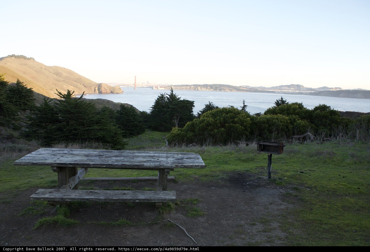 Serene Picnic Spot Overlooking the Bay